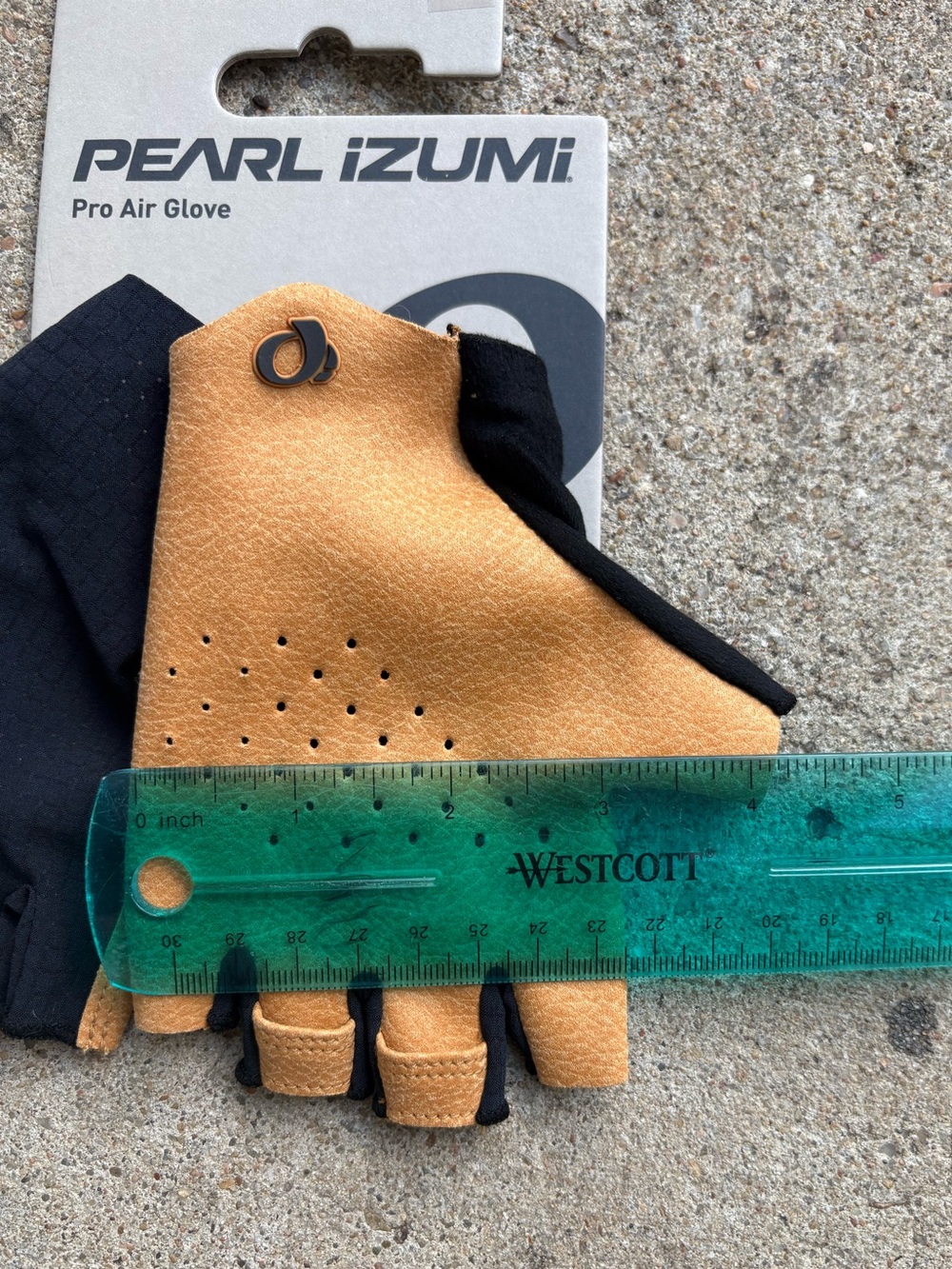 NWT Pearl Izumi Women’s PRO Air Gloves Black/Tan Small - Picture 6 of 6